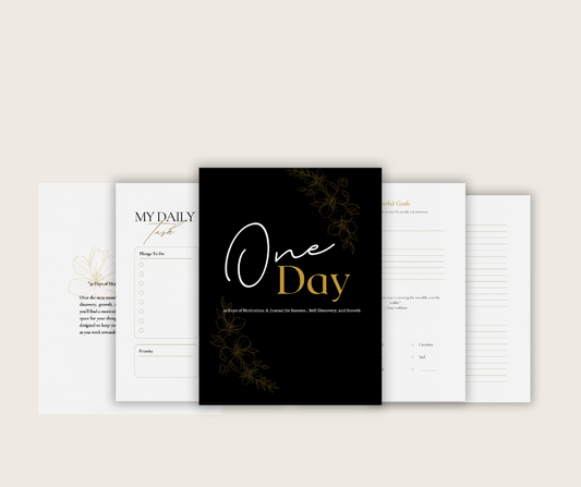 One Day:  30 Days of Motivation for Success, Self-Discovery, and Growth